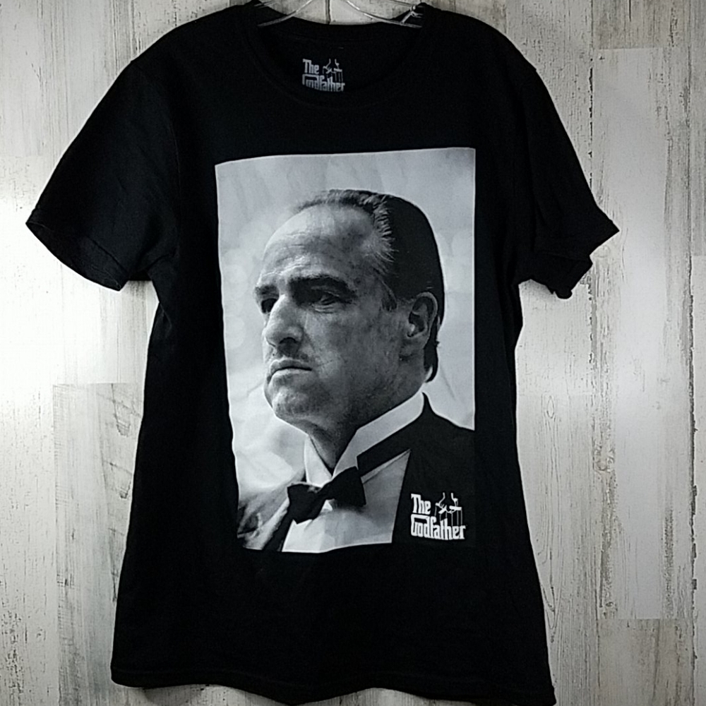 THE GODFATHER T SHIRT, BLACK, MEDIUM